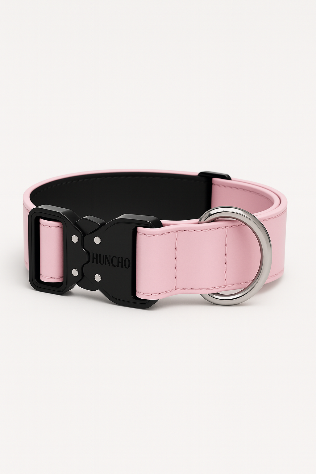 Rose Clip Leather Collar