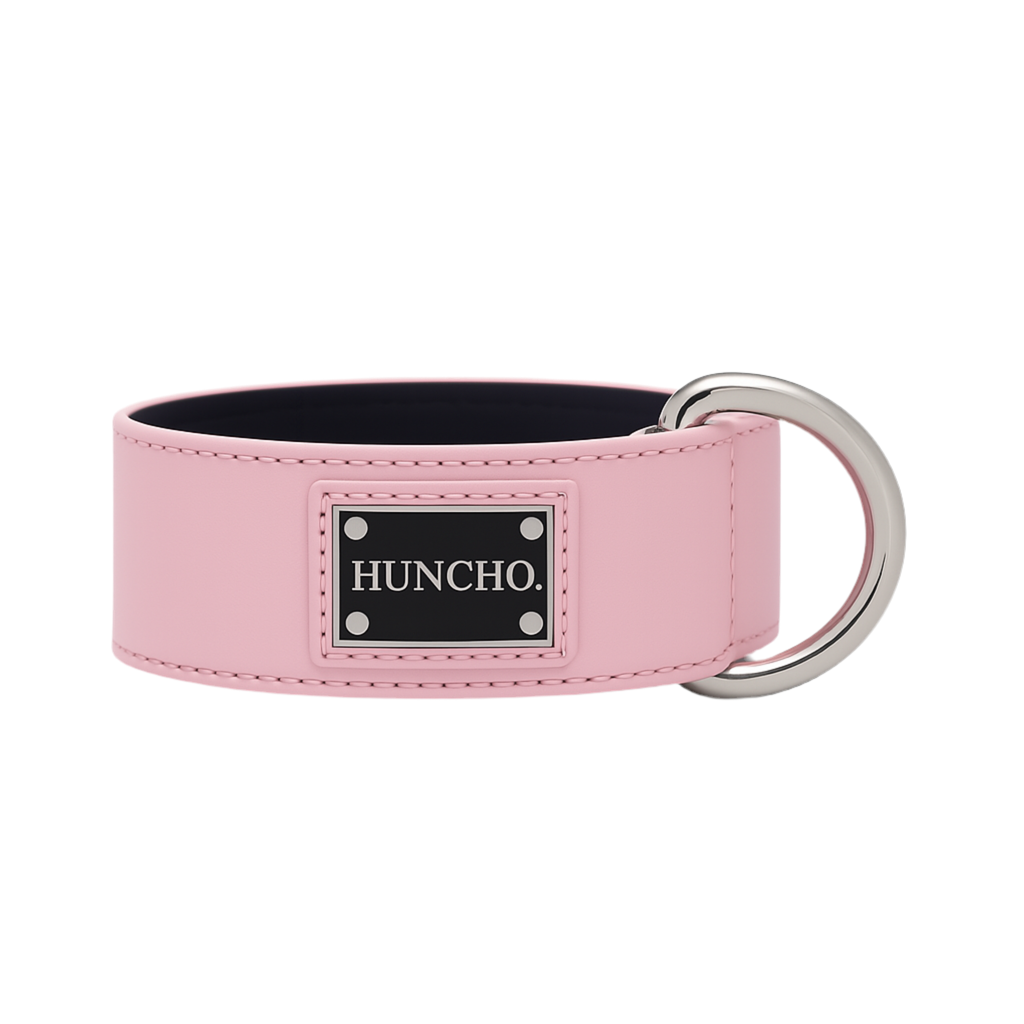 Rose Clip Leather Collar